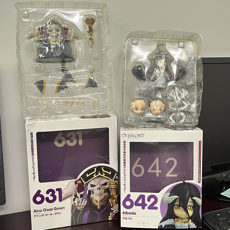 

Anime Overlord albedo 642 Figure Ainz Ooal Gown 631 Action Figure PVC Model Toys Collection Doll Handmade Movable Gifts