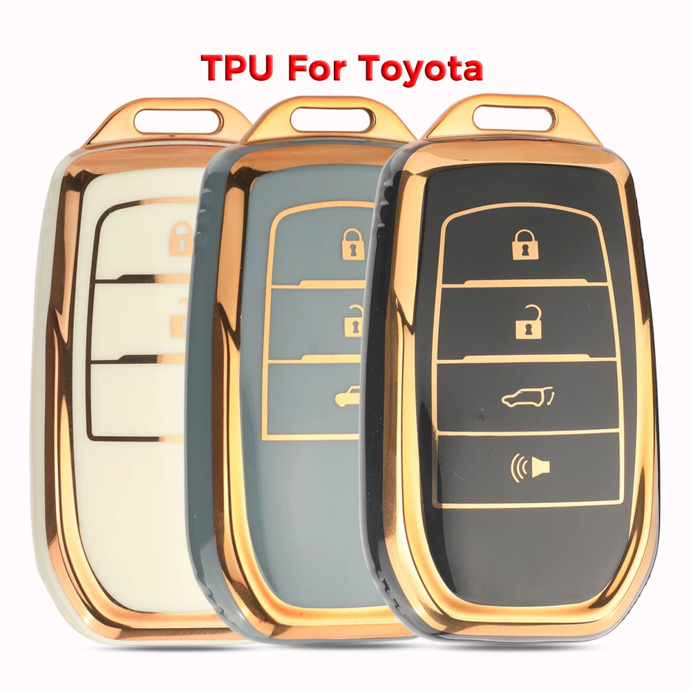 Чехол jingyuqin для автомобиля из ТПУ Toyota CHR Hilux Fortuner Land Cruiser 200 Camry Corolla Crown RAV4 Highland