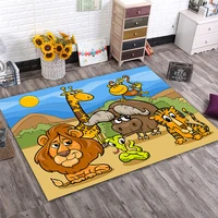 lion king cartoon floor mat printing modern home door mat kitchen carpet indoor outdoor bathroom non slip floor mat 120x80cm