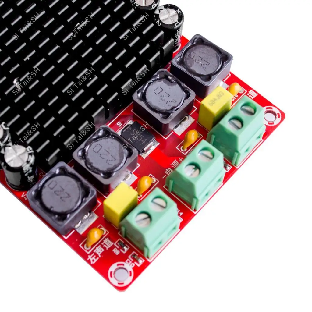 Плата усилителя TDA7498 Class D 2X100W Двухканальная аудио стерео плата цифрового 80 Вт +