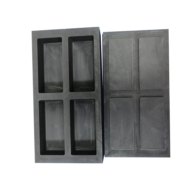 4-зубая форма Gitter Hoch dichte hochreine Guss barren Graphit графтовый блок галстук-галстук