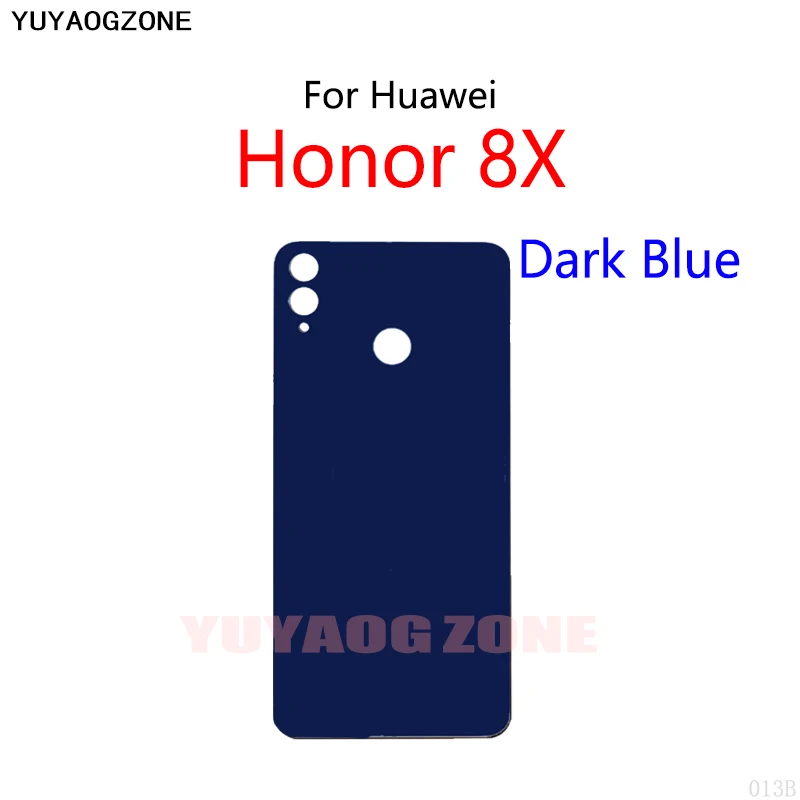 Задняя крышка батарейного отсека для Huawei Honor 8X стеклянная панель корпус задняя -