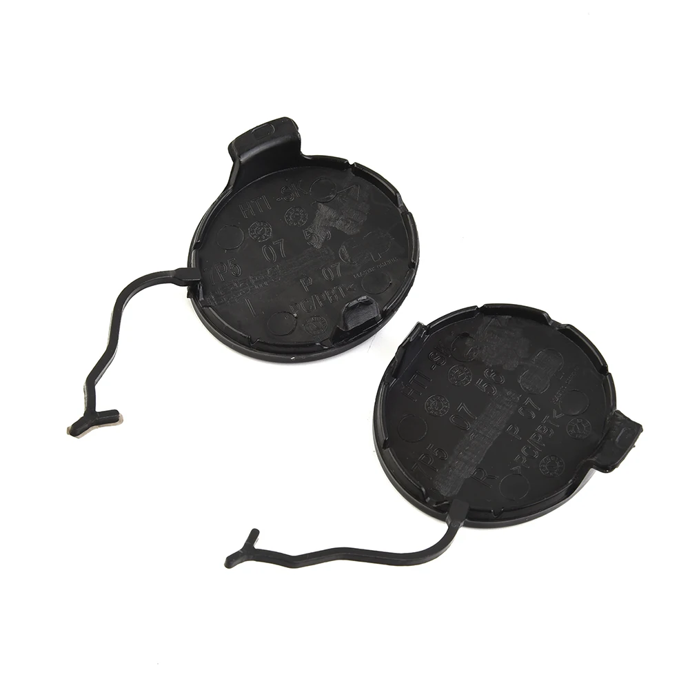 

Brand New High Quality Front Left Right Tow Hook Bumper Drag Hook Eye Cover Front Bumper Unpainted New Plastic