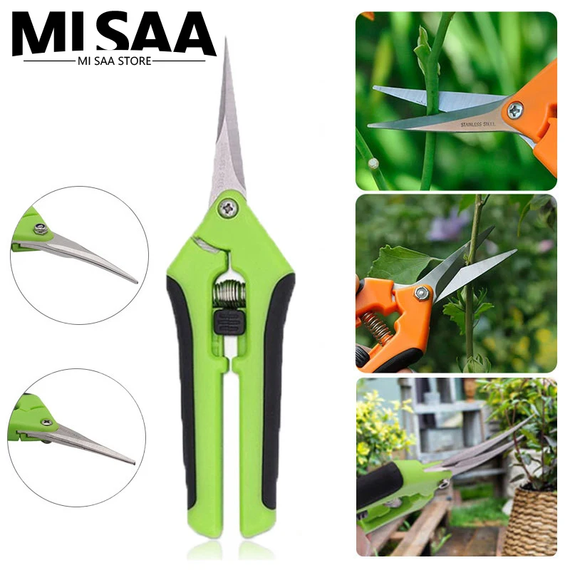 

Обрезной станок с прямым/лопастным лезвием, садовый инструмент для обрезки листьев, ножницы для сада, фруктов, цветов, сада, секатор