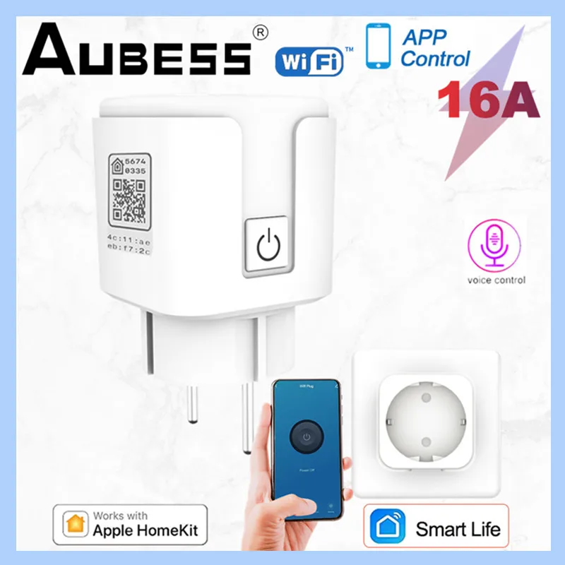 

Умная розетка с поддержкой Wi-Fi, 16 А