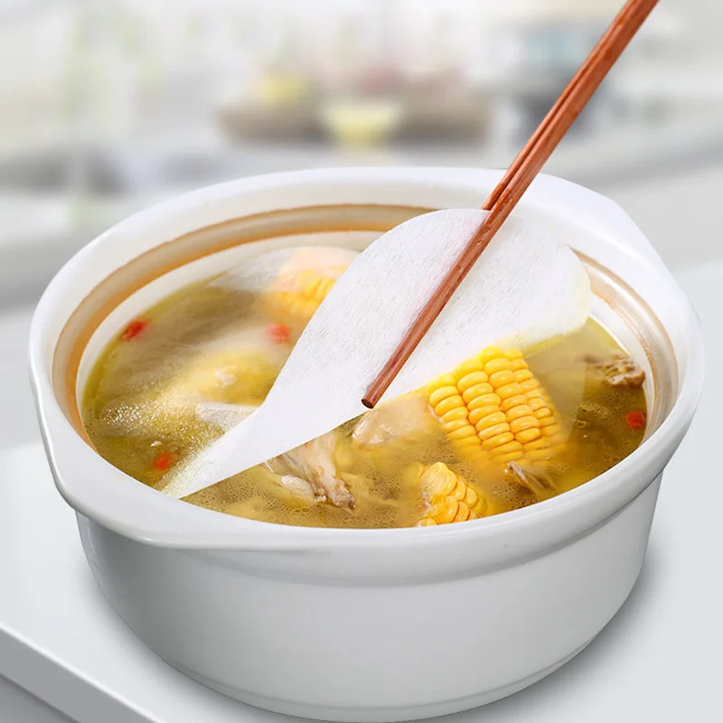 60 шт. одноразовая впитывающая масло для супа бумага пищевых продуктов намокания