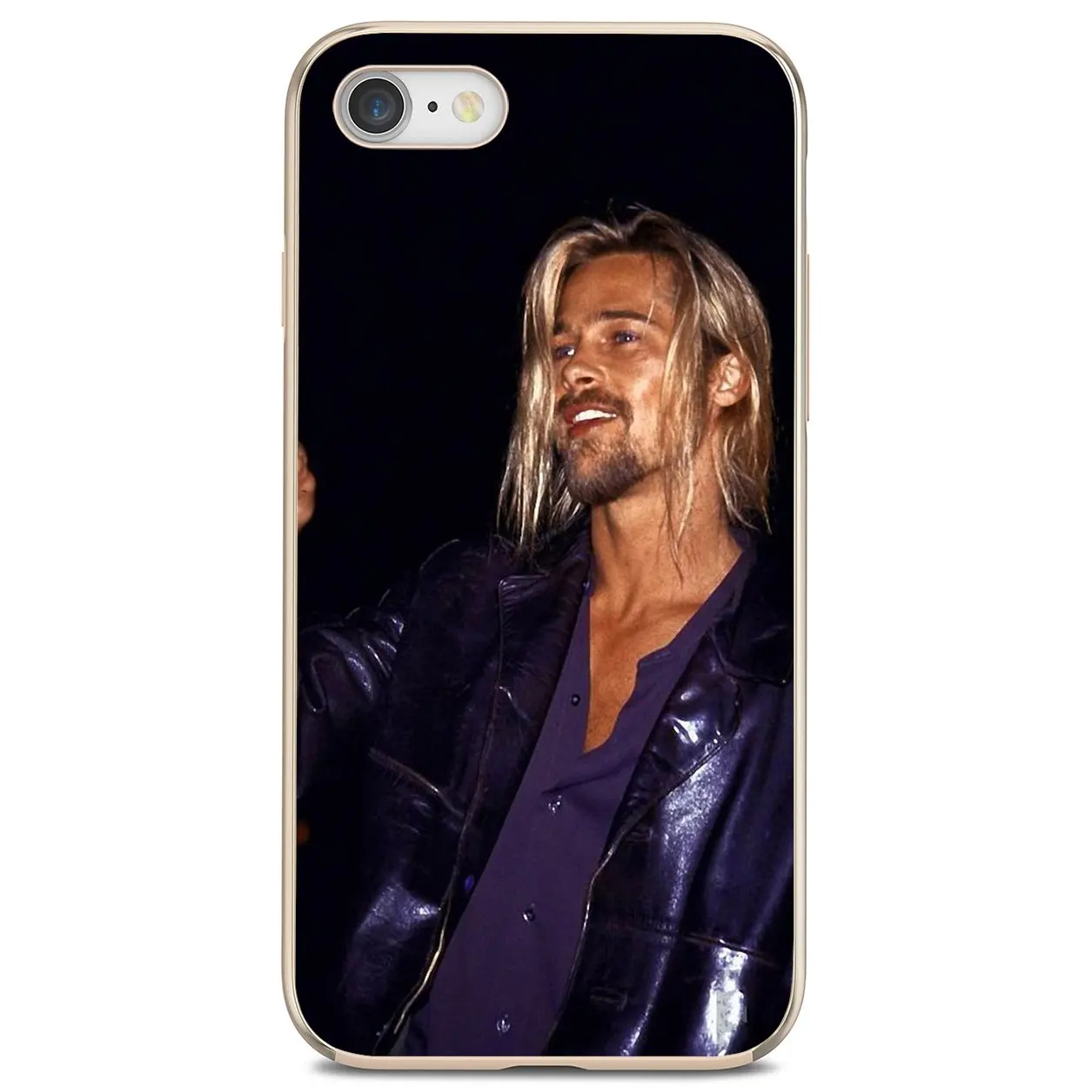Для iPhone 10 11 12 13 Mini Pro 4S SE 5C 6 6S 7 8 X XR XS Plus Max 2020 мягкий прозрачный чехол Брэд Питт