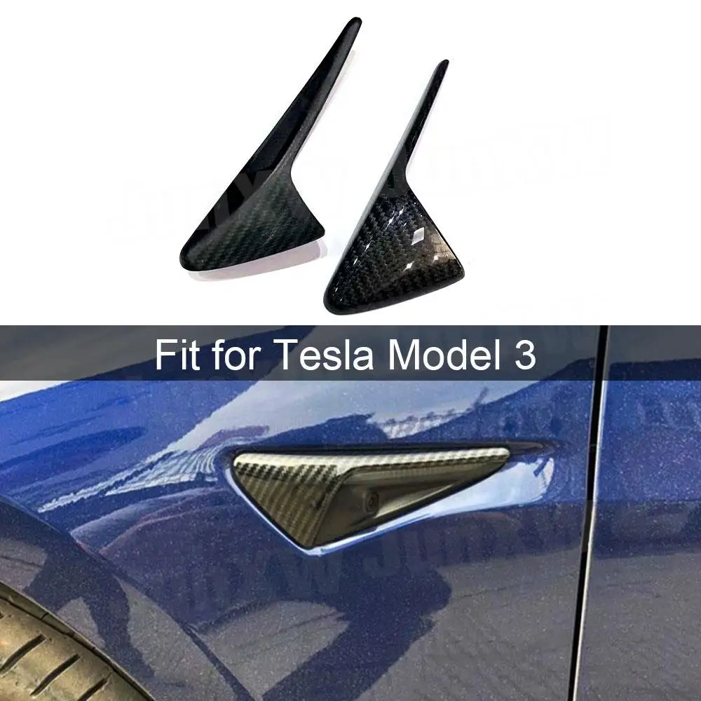 

2 шт., наклейки для передней и боковой камеры Tesla Model 3 S X 2013-2019