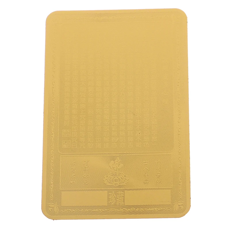 

Opening Guanyin Amulets Card For Business Smooth The Feng Shui Amulet Card Home Accessories Decor Buddhist Gold Card