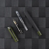 exquisite gift metal fountain pen writing rotating ink absorbing bright tip signature pen ball point pen fountain pen wholesale