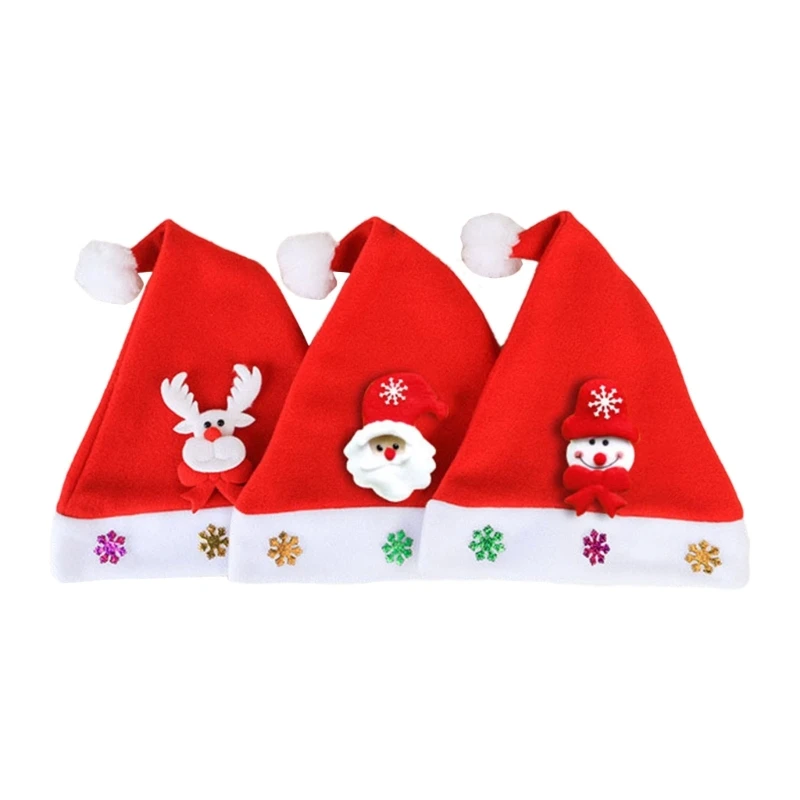 

Christmas Gifts Christmas Decals Cartoon Santa Hat Santa Snowman Deer Hat