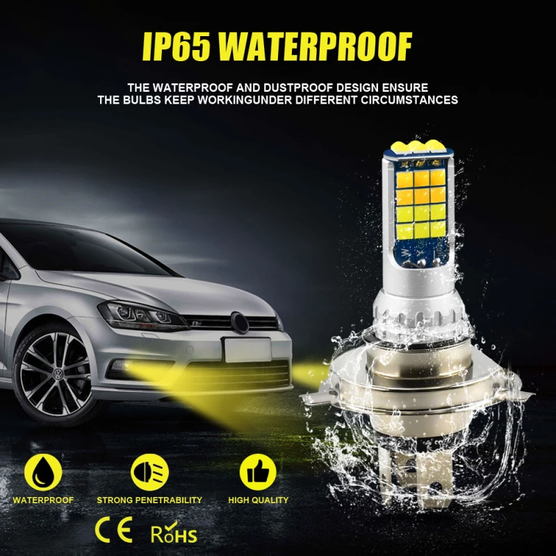 

3000lm Car Fog Light Durable Superbright Fog Lamp Practical Universal Car Accessories 30w Car Led Lights Plug And Play Car Light