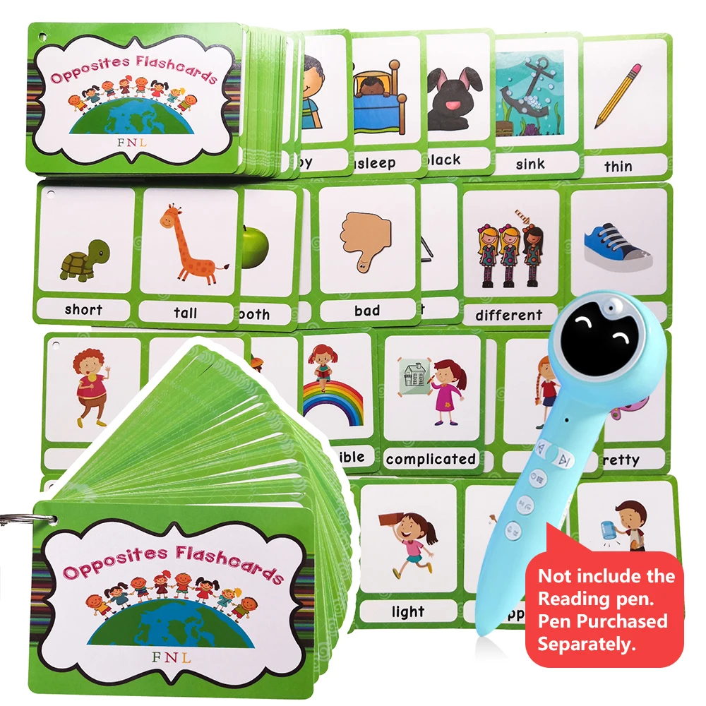 

20 Groups/set In English for Kids Synonyms Educational Words Learning Flashards Games Montessori Educational Children Cards