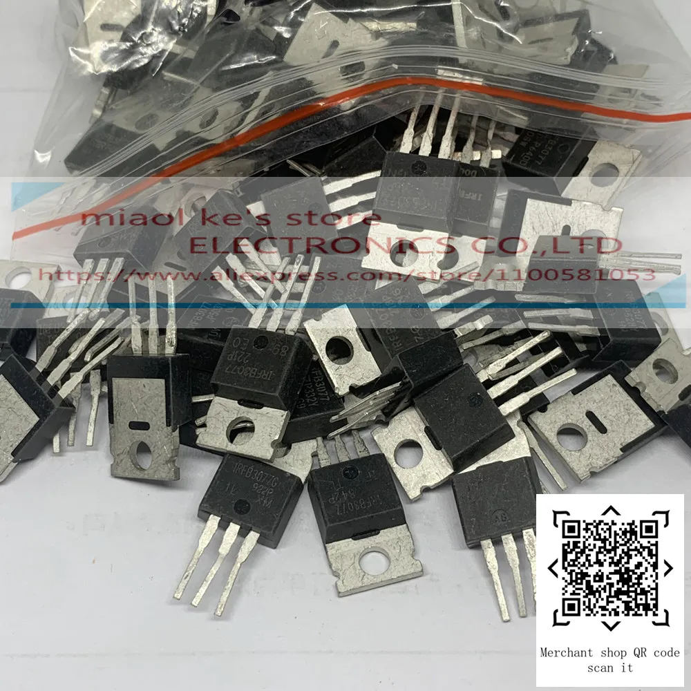

[50pcs] Disassembly: IRFB3077PBF IRFB3077GPBF IRFB3077 IRFB3077G [75V 120A 370W TO-220AB] - MOSFET N-channel original transistor