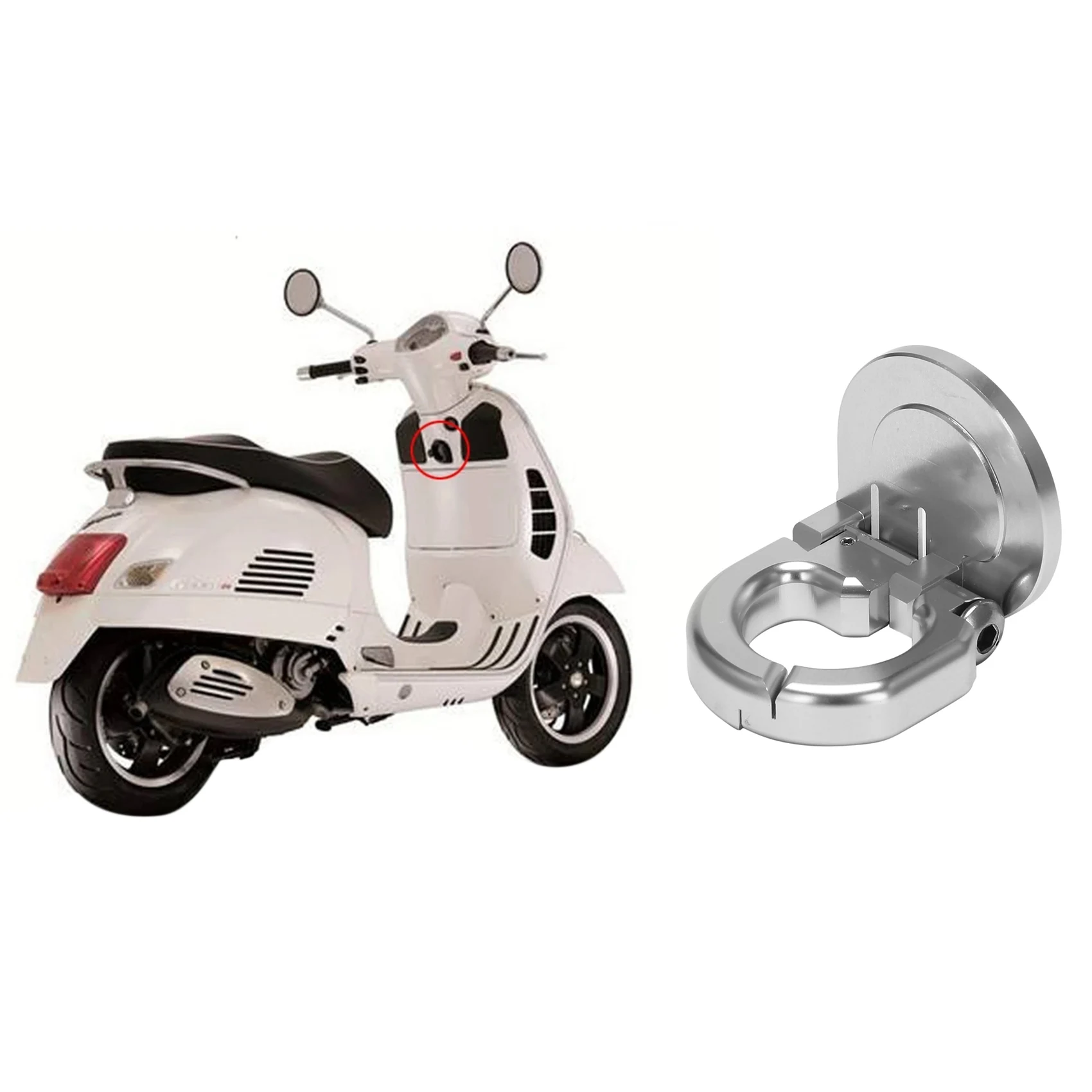 Передний ящик для инструментов мотоцикла крючок шлема мотоциклетный Piaggio Vespa GTS 300