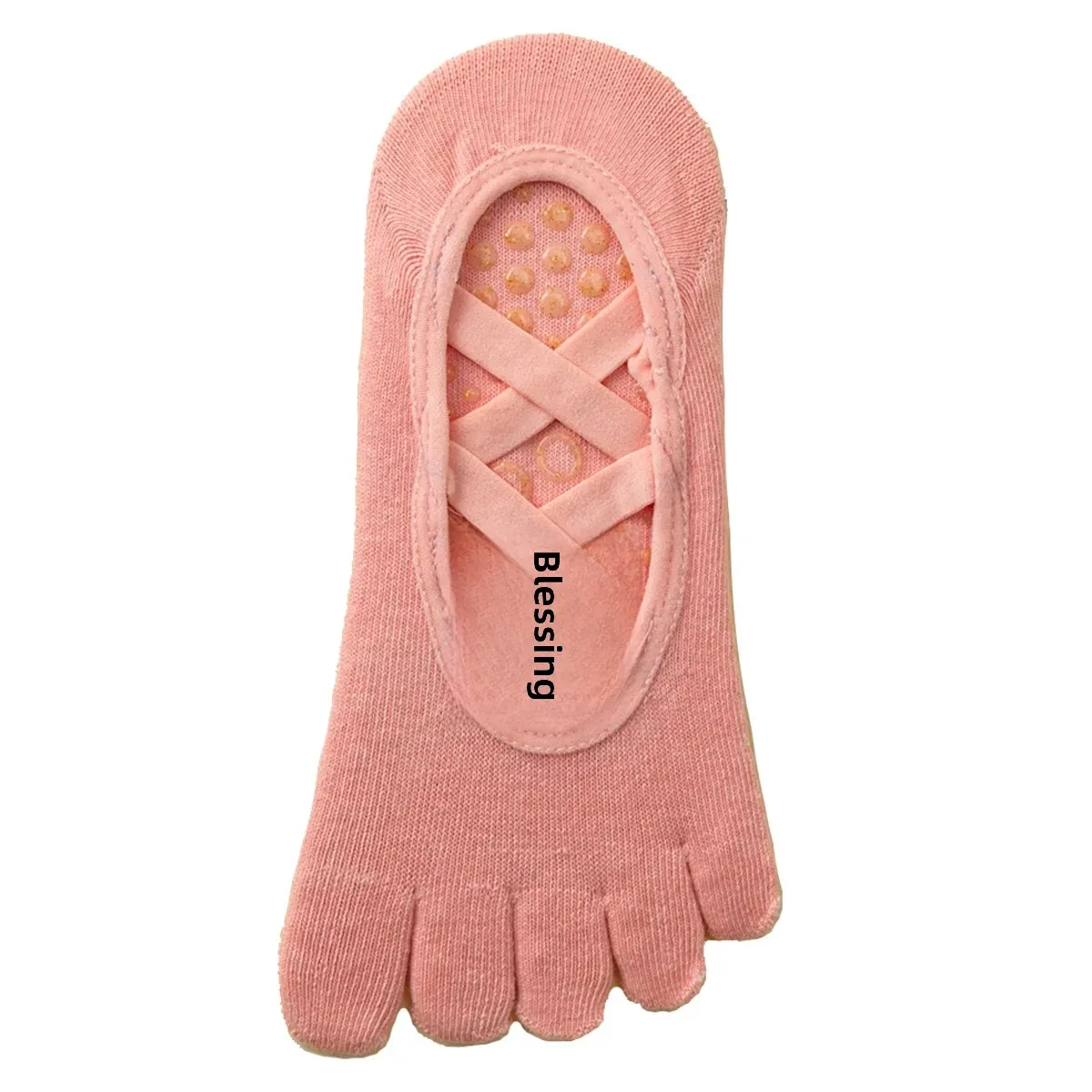 Женские носки для йоги профессиональная спортивная одежда из чистого хлопка с