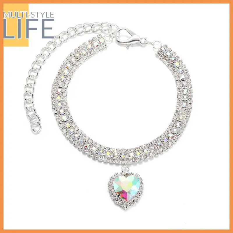 

Love Pendant Cat Dog Collar Love Pendant Cute Love Crystal Luxury Pet Collar Kitten Pet Collar Jewelry