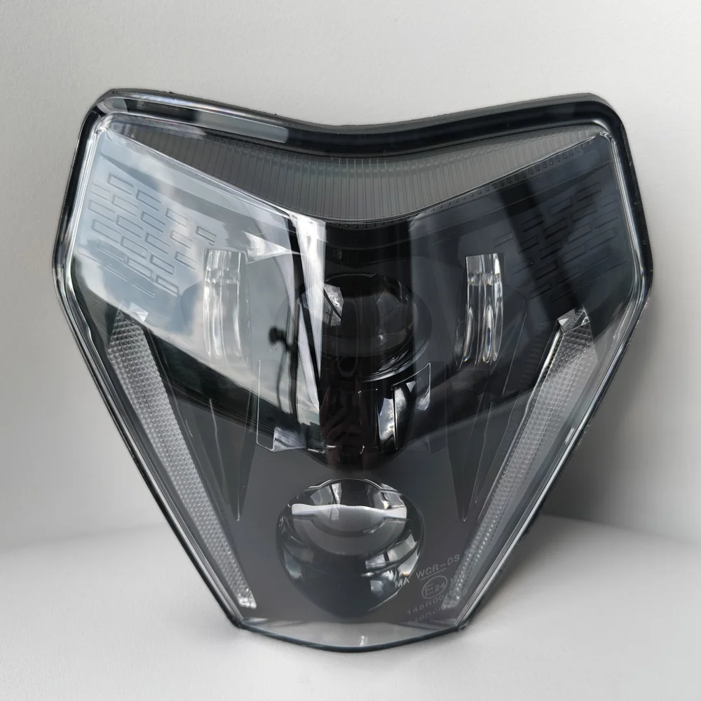 Фото Фара в сборе с DRL-маской для мотоциклов KTM EXC EXC-F 150 200 250 300 350 400 450 500 XC-W XCF-W XW-F 2024-2026, E24 №3