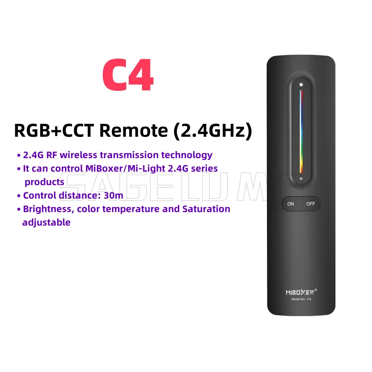 

Miboxer RGB+CCT пульт дистанционного управления