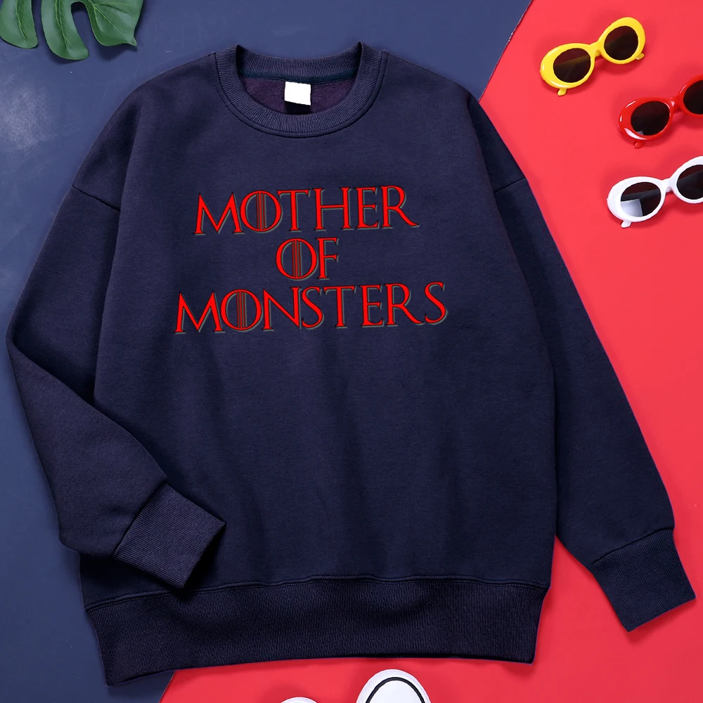 

Mother Of Monsters Creative Letter Men Hoodies Harajuku Vintage Streetwear Fashion Oversized Hoodie Popular Comfortable Clothes