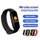 Новинка смарт-часы M6 фитнес-трекер монитор сердечного ритма кровяного давления цветной экран Смарт-браслет для телефона