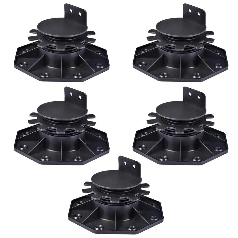 

Adjustable Stilt Plate Bearing Height Adjustable Plate Pedestal Bearings Adjustable Feet For Wood WPC Aluminium Substructure