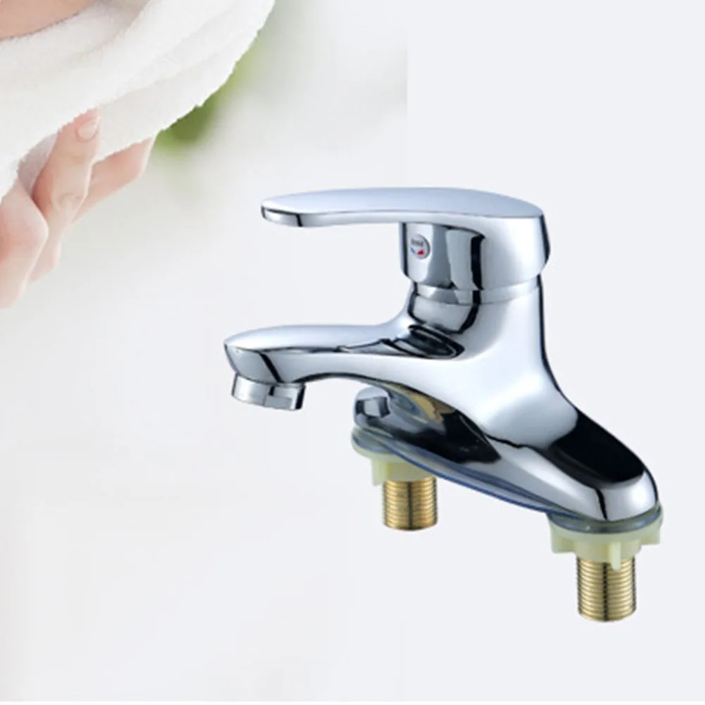 

Brand New Faucet Water Valve Switch 10.5*14.1cm Bathroom Ceramic Valve Core Electroplating Filter Nozzle Handle