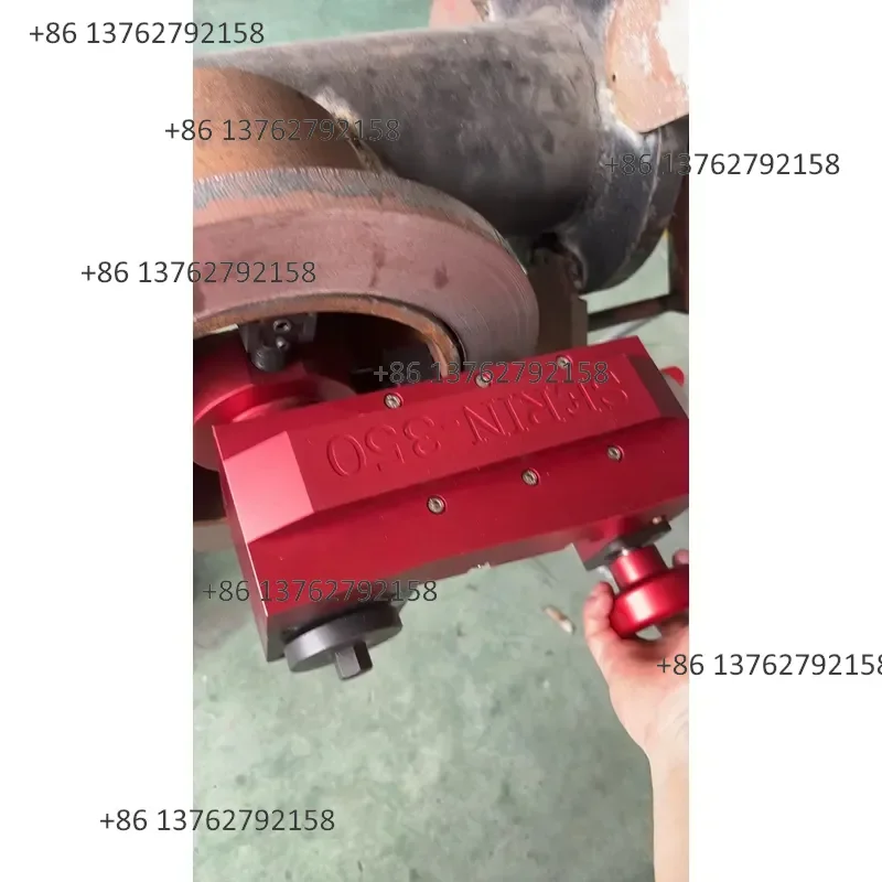 Фото 【2026】 Новинка! Портативный ручной фланцемеханический станок MFC-350, легкий, для фланцев 27-355 мм №5