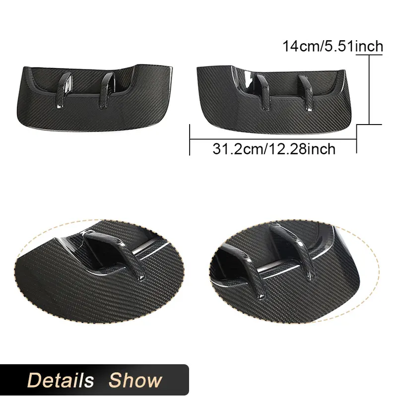 Накладки на переднее боковое крыло автомобиля для KIA Stinger GT EX Hatchback 4-дверные 2018-2023