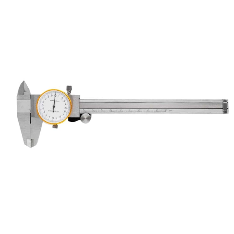 

1 Piece Double Way Shock Proof Dial Calipers 150Height Diameter Measurement Vernier Calipers 0.02Mm High Precision