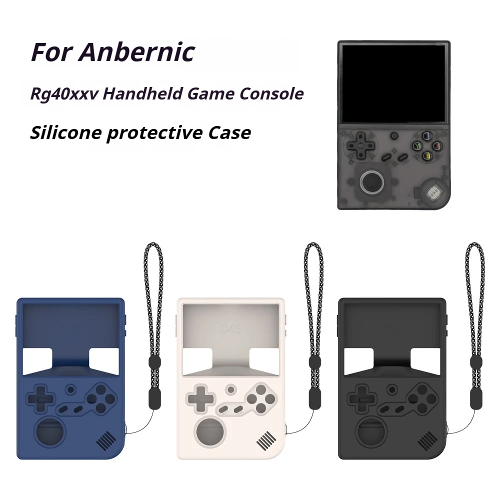 Силиконовый чехол для игровой консоли ANBERNIC RG40XX V противоударный защитный с