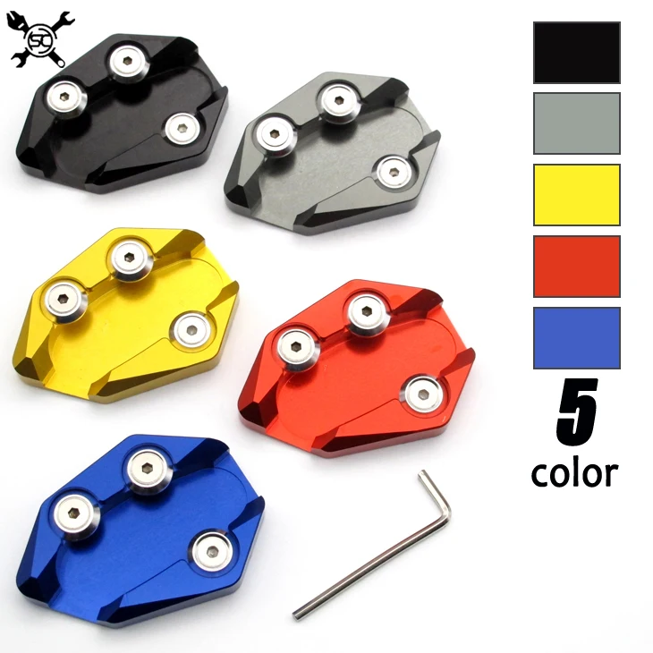 

Kickstand Side Stand Extension Flat Foot Pad Plate Fits For Yamha TMAX530 2017 T-MAX 530 SX DX TMAX 530SX 530DX Kick Stand Plate