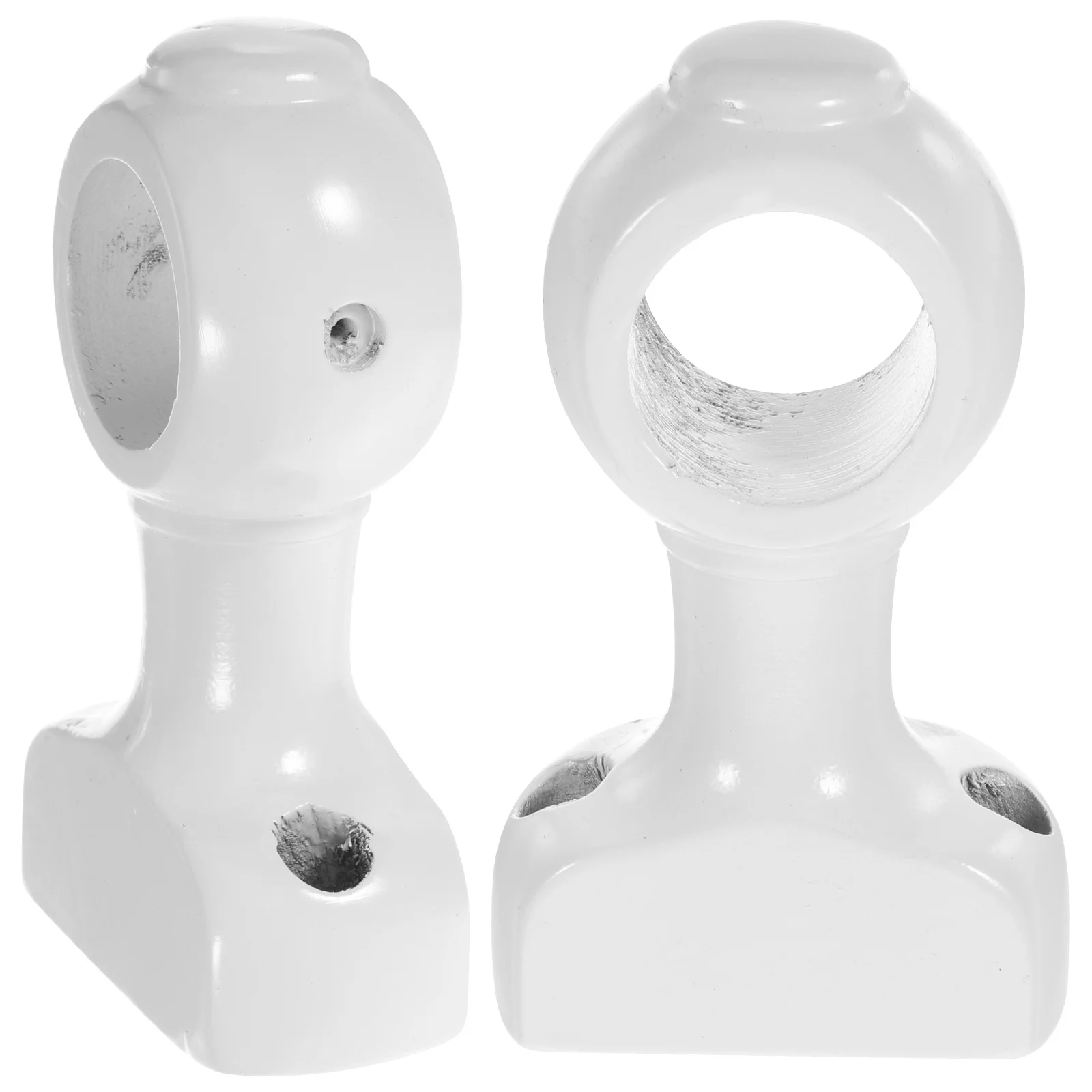 

2 Pcs Curtain Rod Bracket Holders Wall Hook Drapery Hooks Curtains Replacement Brackets Wooden Rods support and tube