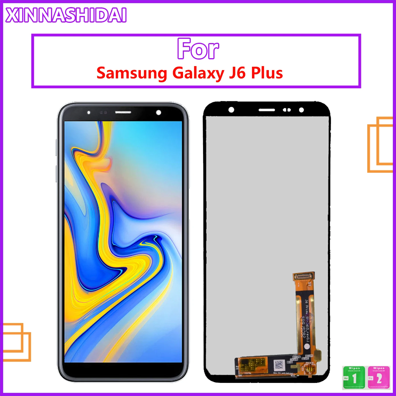 

Оригинальный сменный ЖК-экран 6,0 дюйма для Samsung J6 Plus, экран дисплея для Samsung Galaxy J610 J610F J610FN, ЖК-экран