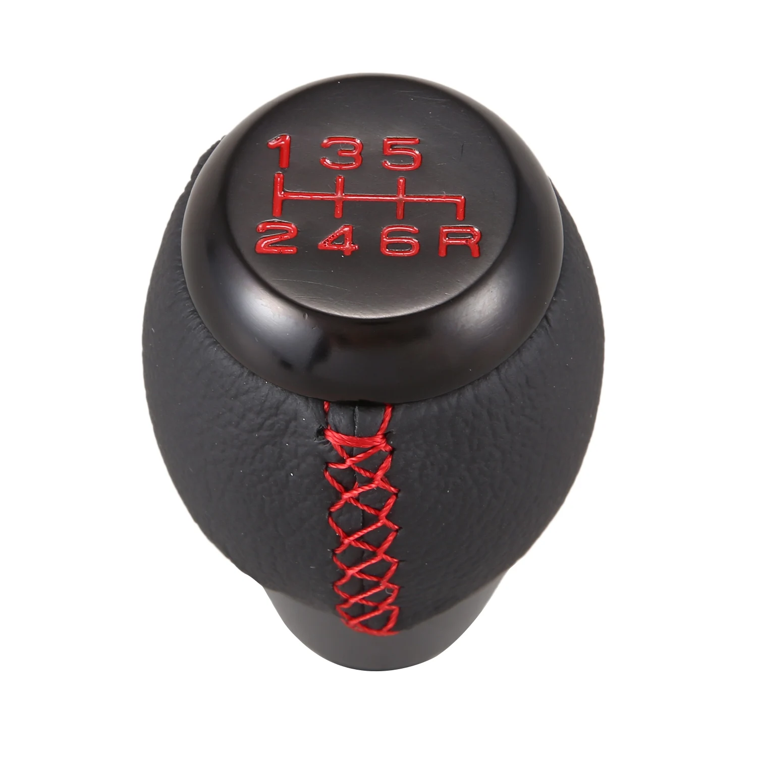 Ручка переключения передач для Honda Civic EP3 EJ FD FA SI кожаная 6 скоростей с красной