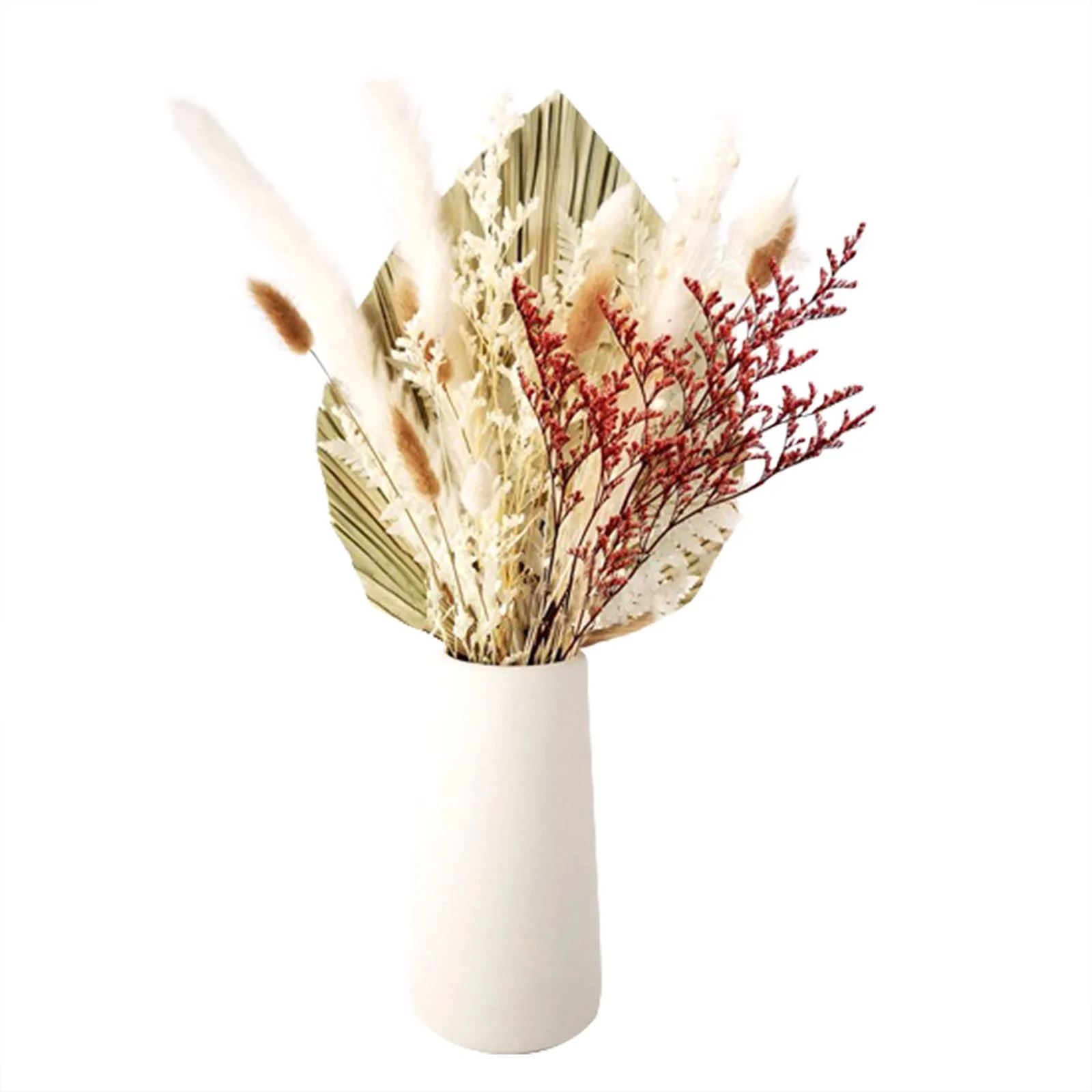 

Grass 40cm Grass Fluffy Pu Fan Exaggerated Grass Flower Arrangement Dry Flower Grass Dry Plant Home Wedding Decor Beige