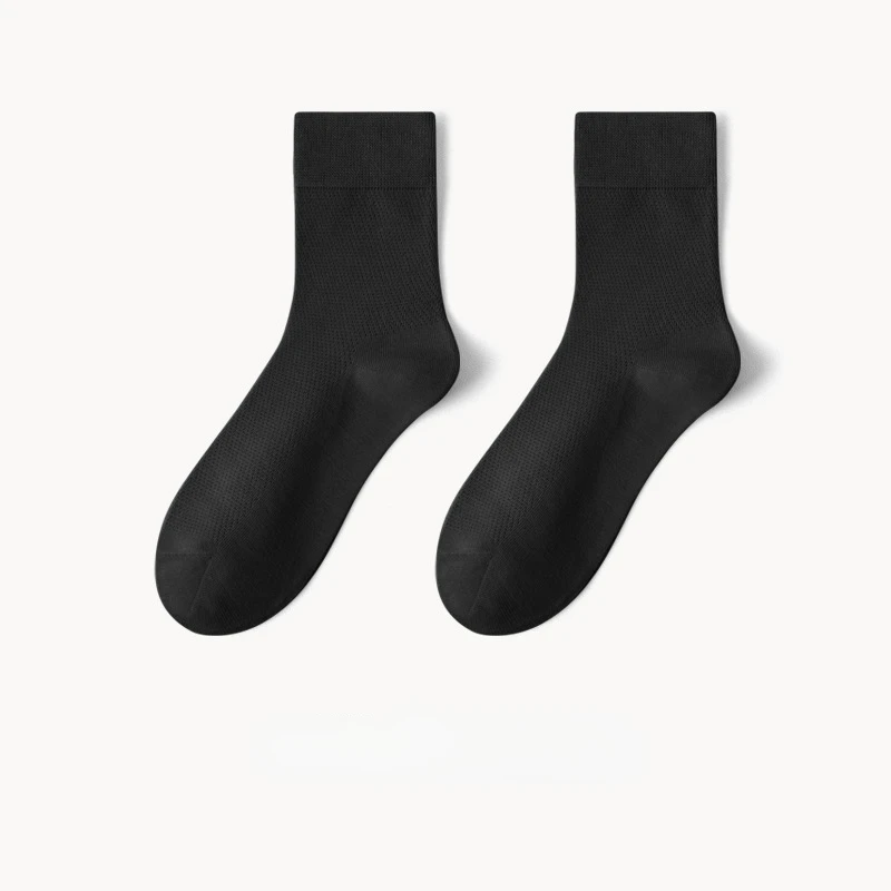 Women's Summer Thin Cotton Breathable Mesh Deodorant Cotton Socks for Spring and Autumn