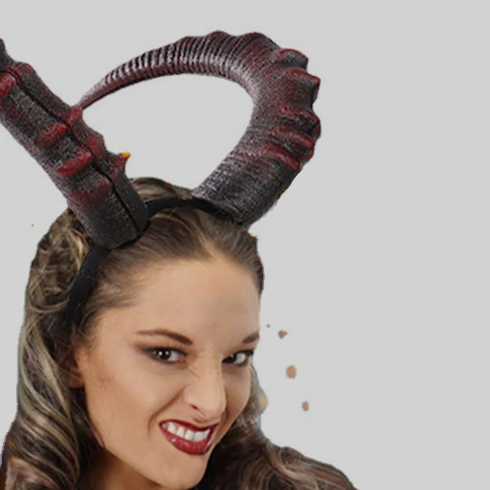 

Mens Hair Ties Demon Horn Headband Halloween Horns Hairband Fashion Costume Women Cosplay Headbands Pu Ox Miss
