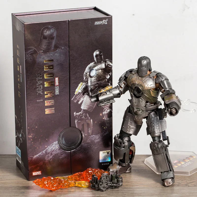 

Zd Toys Iron Man Mark i Mk 1 Super Hero Comic Action Figure Model Toy