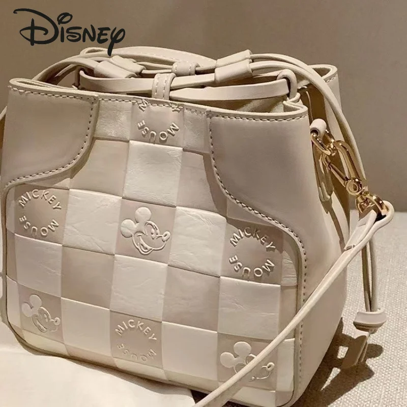 Disney Mickey's New Women's Crossbody Bag Fashionable High Quality Large Capacity Bucket Bag Premium Women's Shoulder Bag