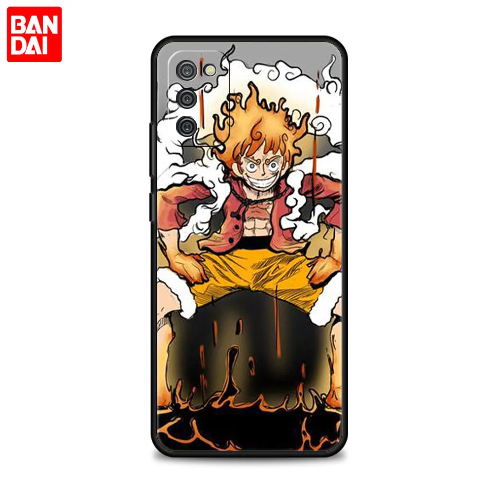 phone case for samsung galaxy a12 a52 a51 a32 a21s a71 a31 a02s a72 a41 a22 a11 celular funda one piece sun god luffy gear 5 free global shipping
