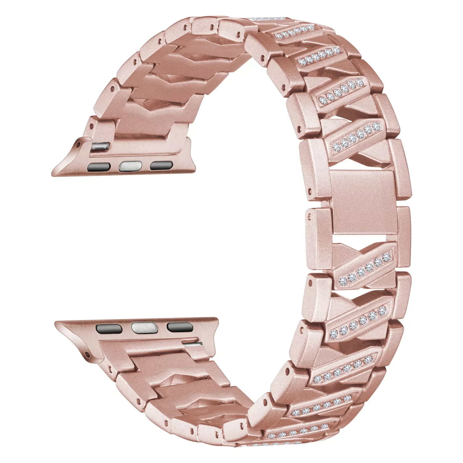 Luxury Diamond strap for Apple watch band 40mm 38mm 6/5/4/3/2/1 for iwatch band 40 mm 38 mm 42mm 44mm stainless steel bracelet