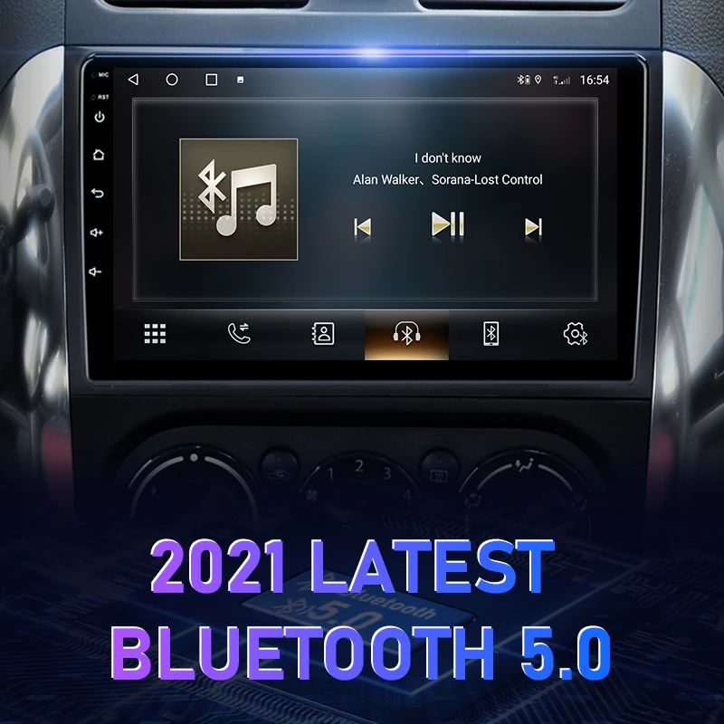 Автомагнитола на Android 11 для Suzuki SX4 2006 2007 2008 2009 2010 2011 2012 мультимедийная Навигация