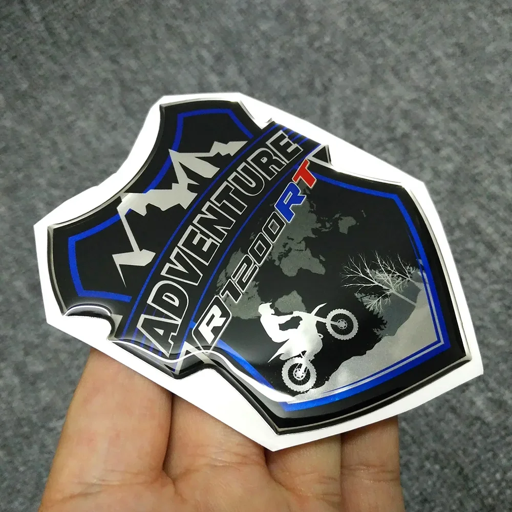 

For BMW R1200RT R 1200 RT Trunk Tank Pad Stickers Luggage Aluminum Case Emblem Logo Decal Protector Fairing Protection 2018 2019