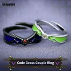 Аниме-кольцо Code Geass 925, ювелирные изделия в подарок, Открытое кольцо, регулируемое ювелирное изделие для косплея, модные ювелирные изделия, праздничный подарок, реквизит для влюбленных