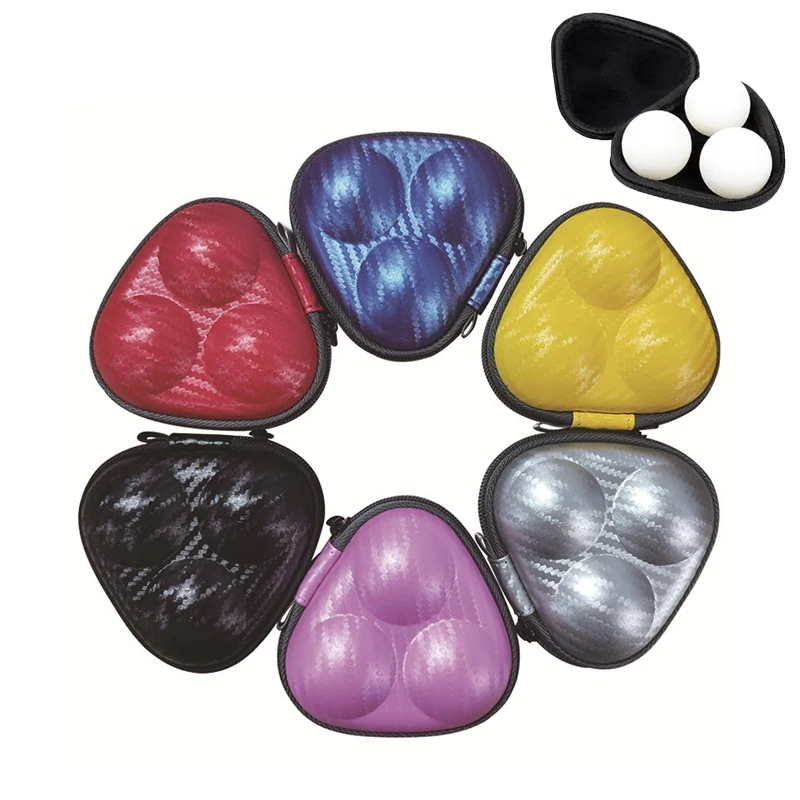 Коробка для настольного тенниса чехол 3 сумка хранения мячей пинг-понга жесткие