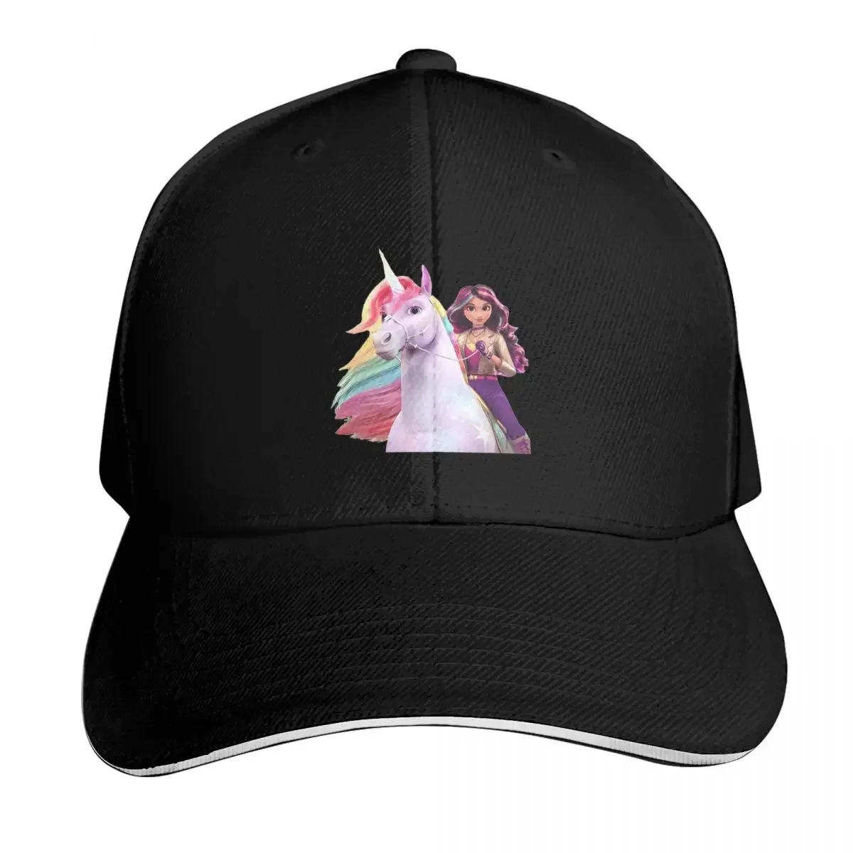 Фото Кепка Unicorn Academy Sophia Wildstar, модные повседневные бейсболки, регулируемая кепка в стиле хип-хоп, летние бейсболки унисекс, полихроматические №1