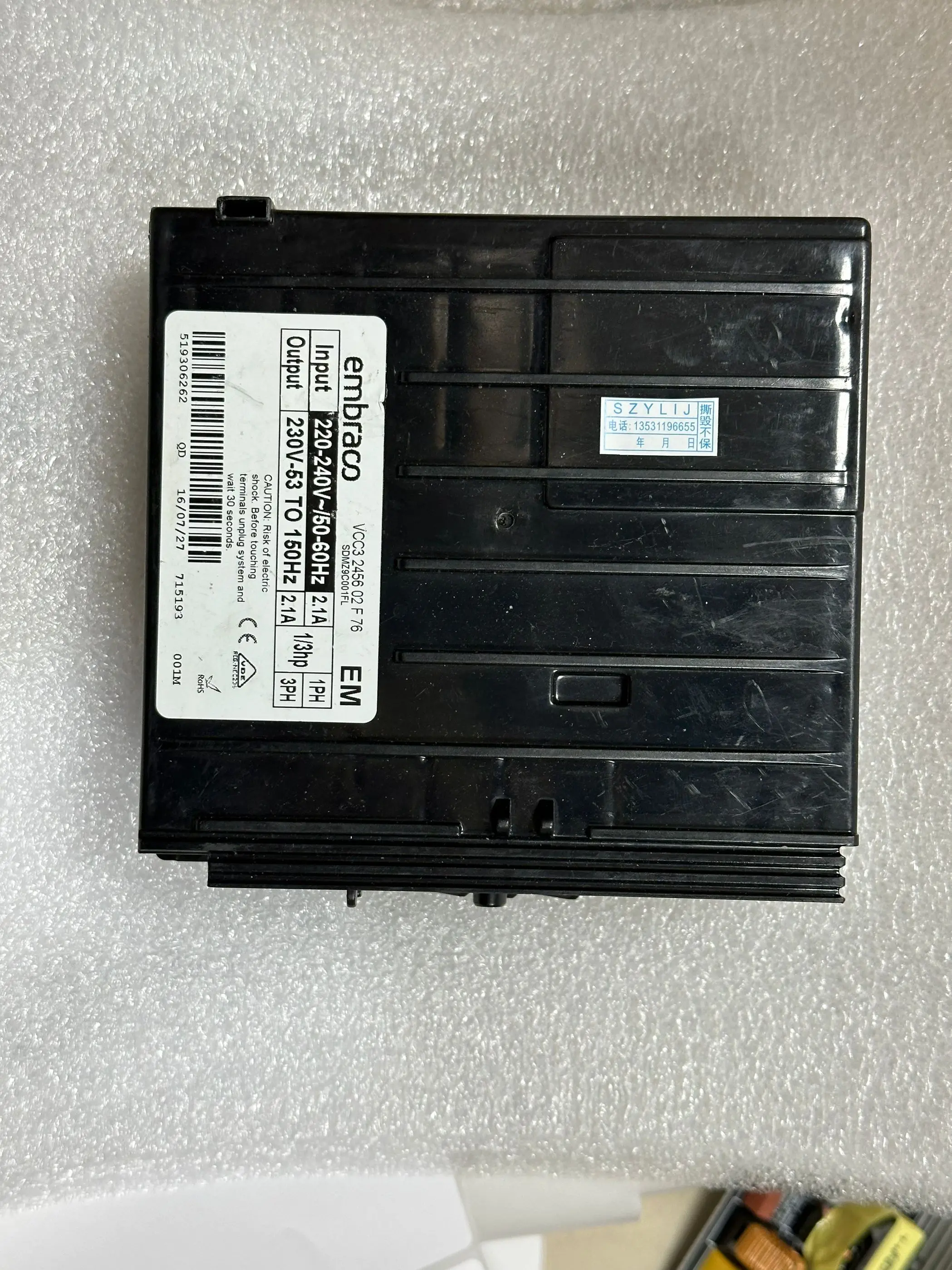 

Плата преобразователя частоты VCC3 2456 14F 02 VCC3 2456 14 F 76 VEMY9C