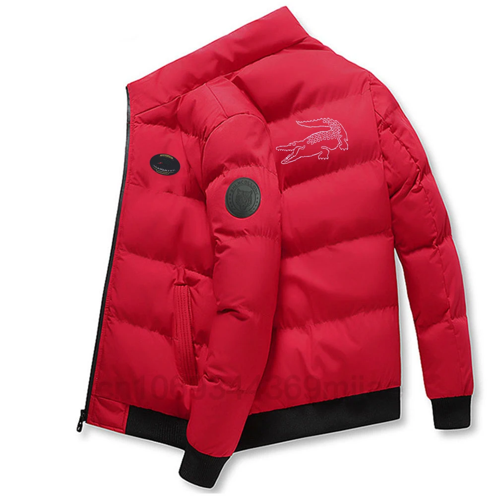 

2022 Men's and Women's Jacket Autumn and Winter Casual Zipper Jacket Baseball Jacket Scarf Collar Fashion Men's Jacket Slim Fit