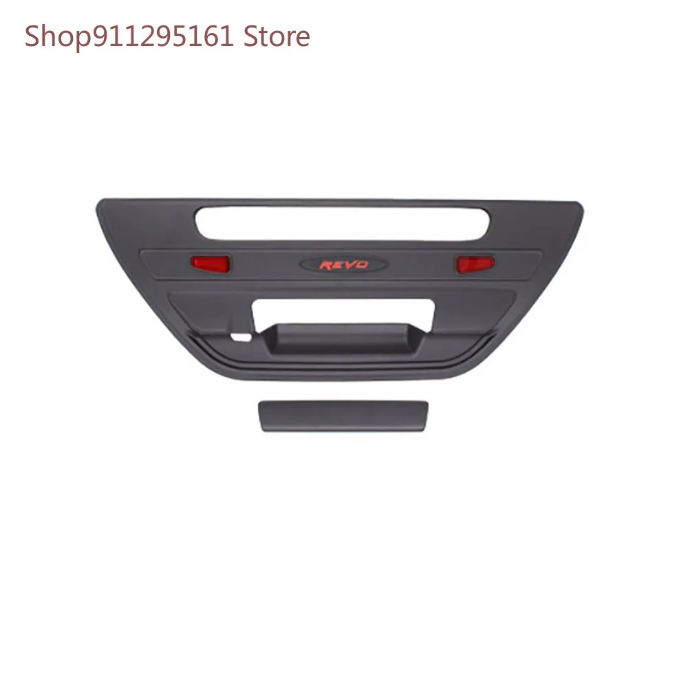 

Back Door Decoration Tail Gate Rear Door Handle Cover Fit For Toyota Hilux REVO 2015-2020 Matte Black Trim Pickup Accessories